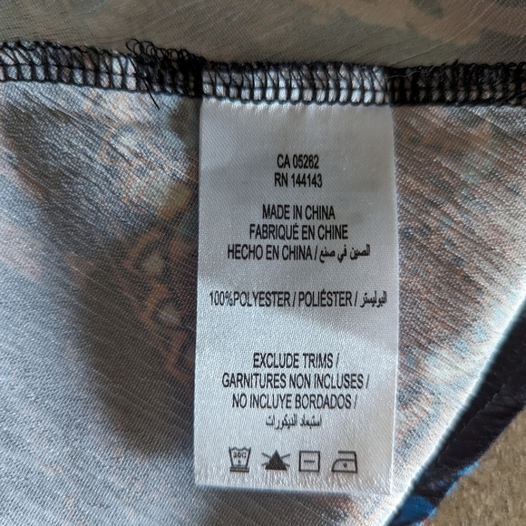 🆕 California Moon Rise Dress with Bell Sleeves & Zipper Back - Picture 9 of 9